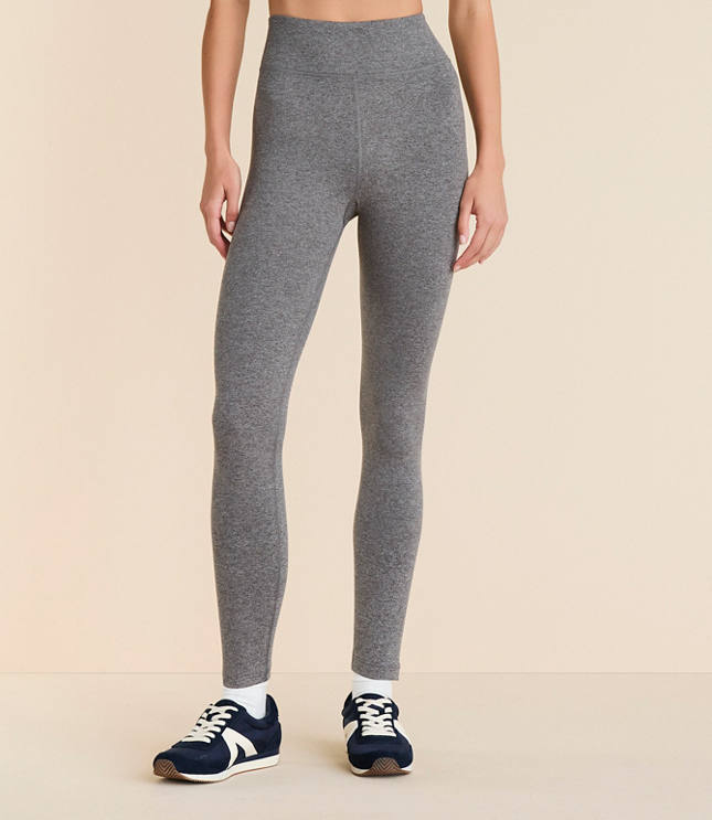 Lou & Grey Heathered Brushedsoft Pocket Leggings
