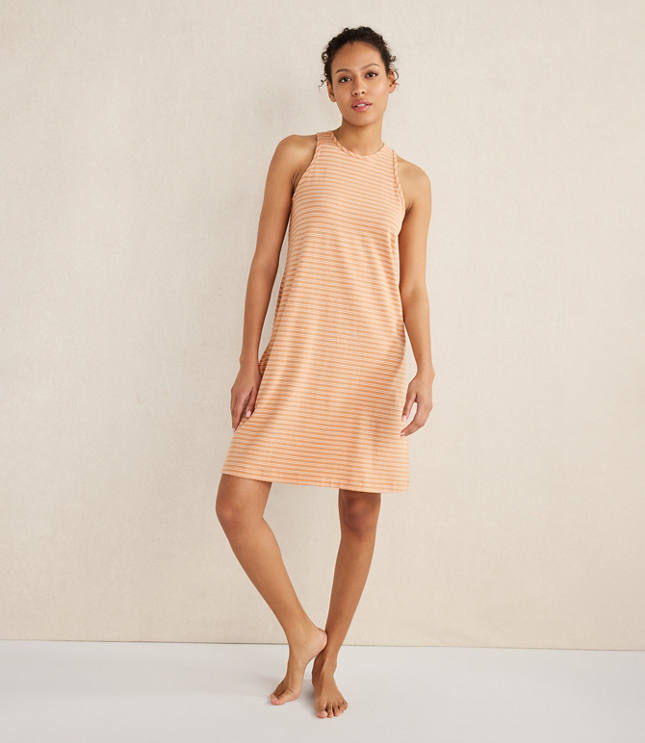 Haven Well Within Organic Cotton Jersey Striped Racerback Chemise