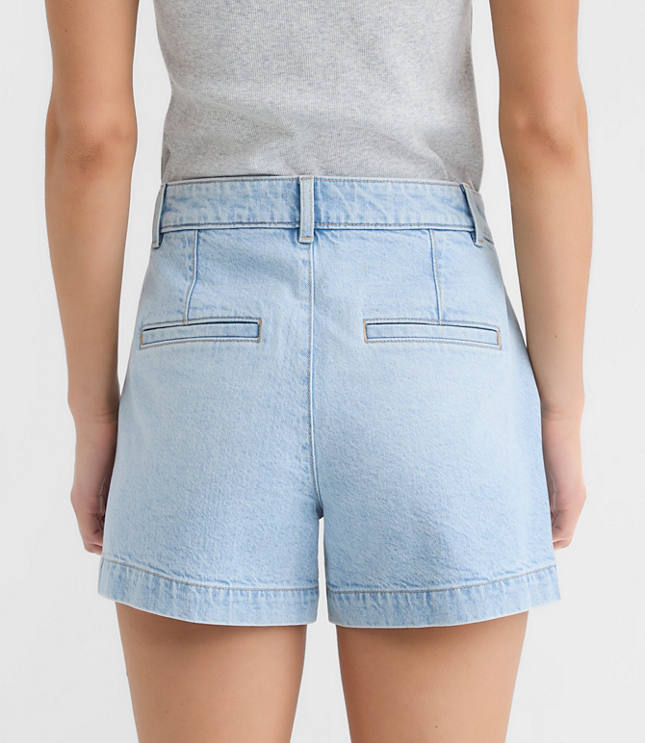 Palmer Denim Shorts in Light Vintage Wash