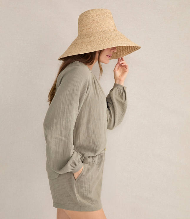 Haven Well Within Organic Cotton Gauze Shorts