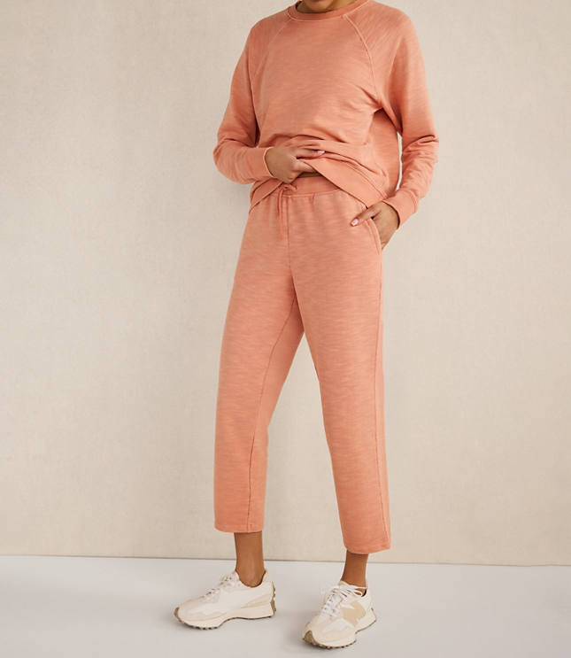 Haven Well Within Organic Cotton Slub Terry Straight Leg Pants