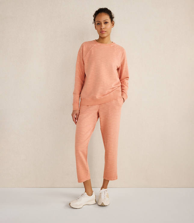 Haven Well Within Organic Cotton Slub Terry Straight Leg Pants