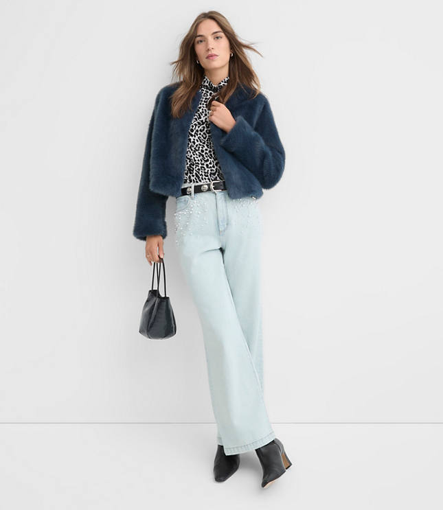 Modern Faux Fur Jacket