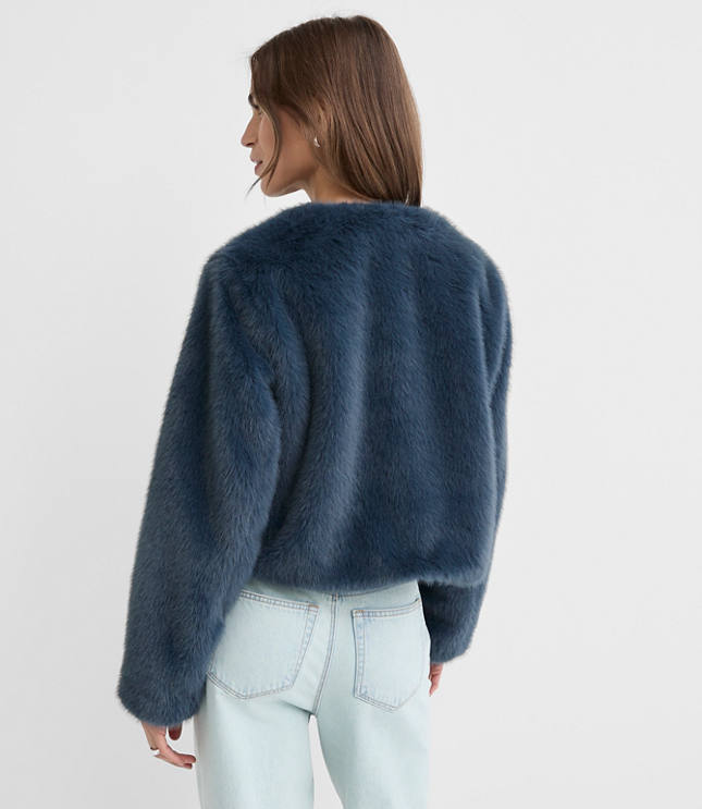 Modern Faux Fur Jacket