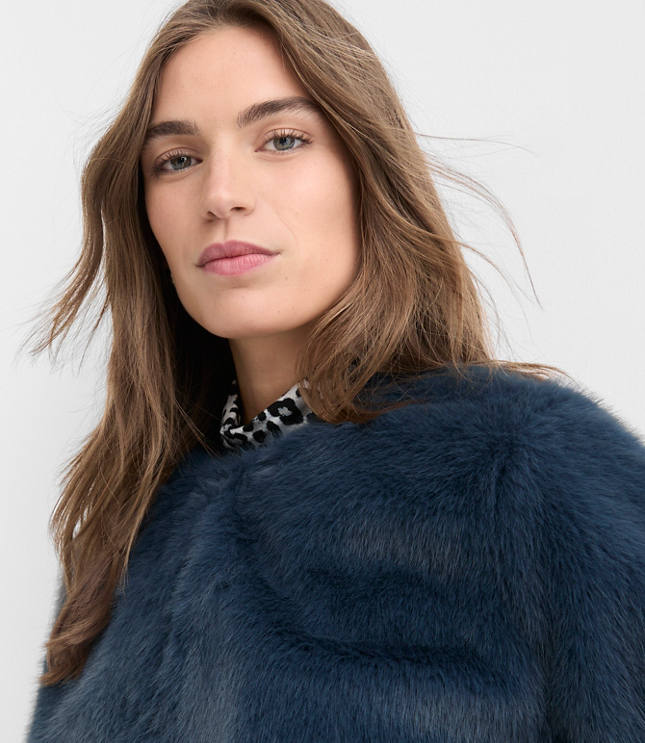 Modern Faux Fur Jacket