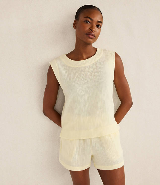 Haven Well Within Organic Cotton Gauze Tank Top