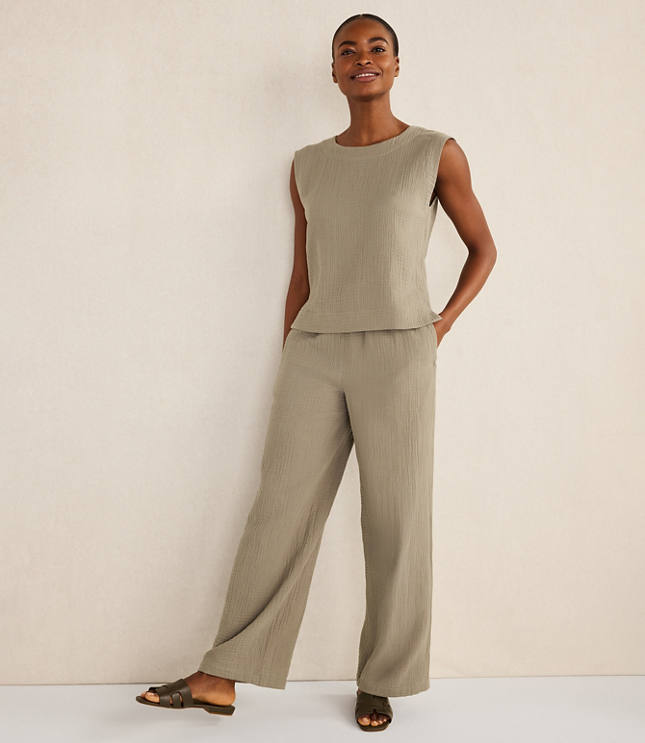 Haven Well Within Organic Cotton Gauze Tank Top