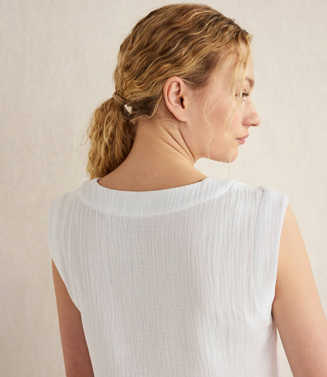 Haven Well Within Organic Cotton Gauze Tank Top carousel Product Image 3