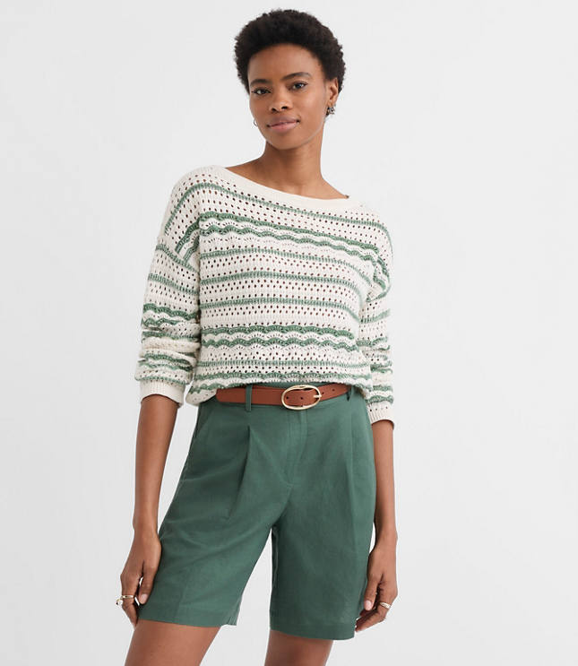Stitchy Boatneck Sweater