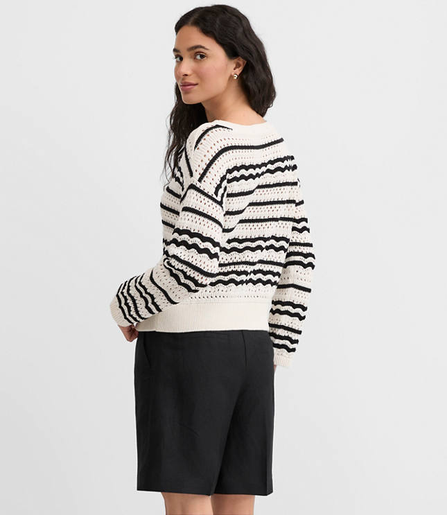 Stitchy Boatneck Sweater