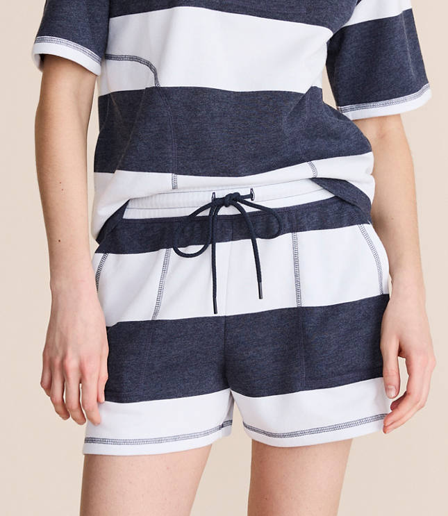 Lou & Grey Striped Terrysoft Shorts