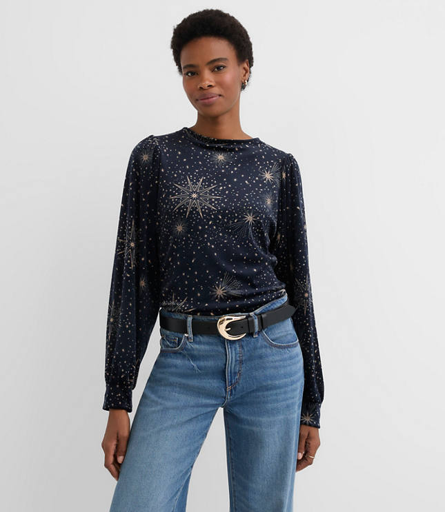 Starry Velour Sweatshirt