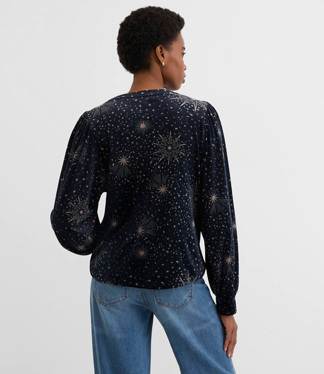 Starry Velour Sweatshirt