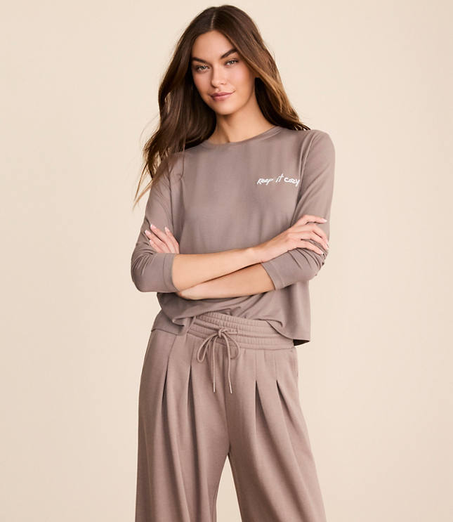 Lou & Grey Keep It Cozy Essential Modal Tee