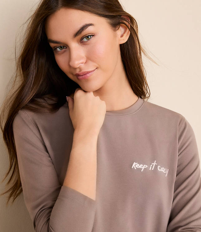 Lou & Grey Keep It Cozy Essential Modal Tee