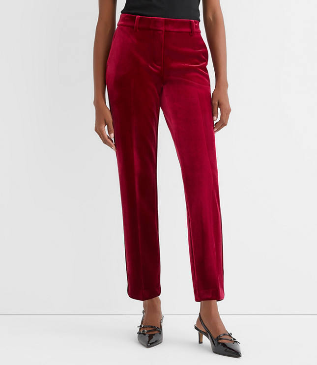Tall Riviera Slim Pants in Velvet