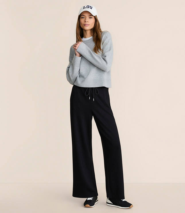 Lou & Grey Scubasoft Wide Leg Sweatpants