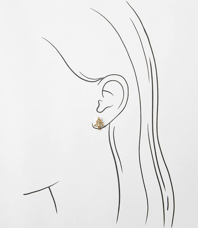 Holiday Tree Stud Earring Set