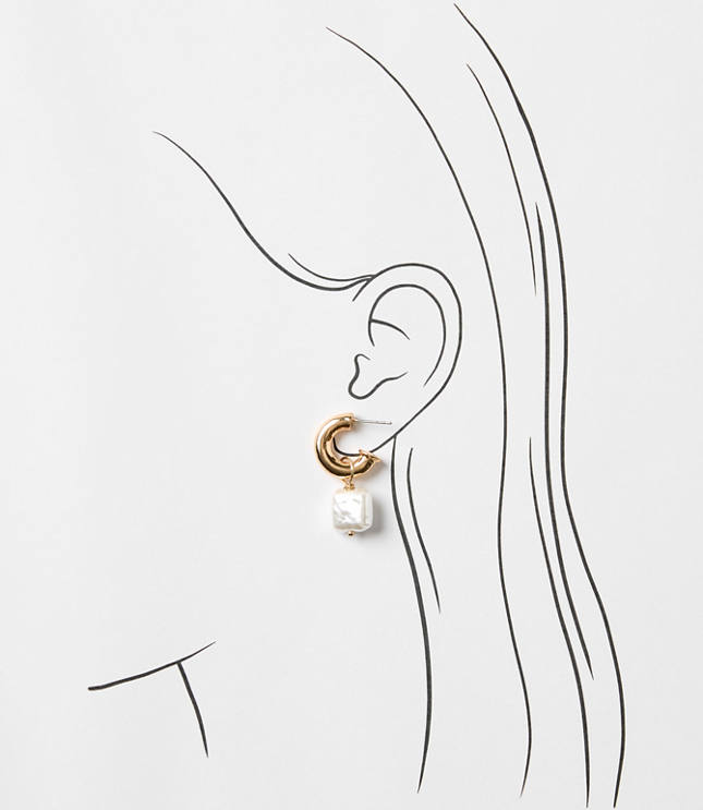 Pearlized Resin Earring Set