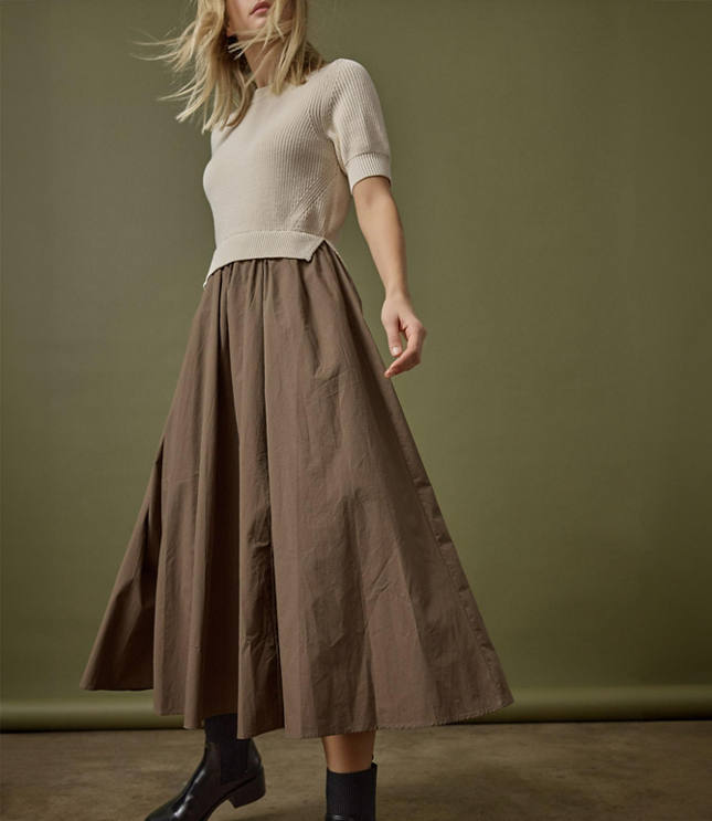 Lilla P Mixed Media Dress