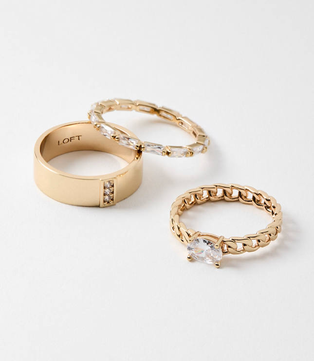 Sparkle Stackable Ring Set