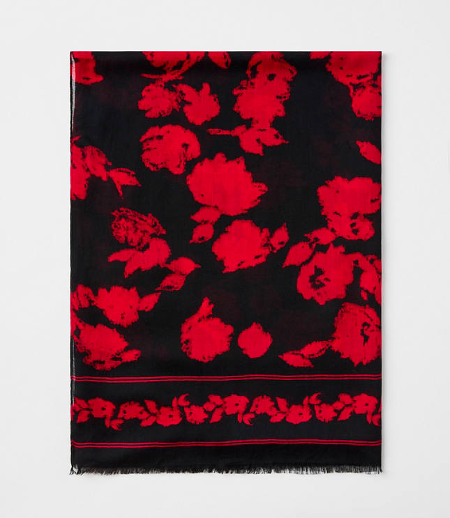 Floral Softened Scarf