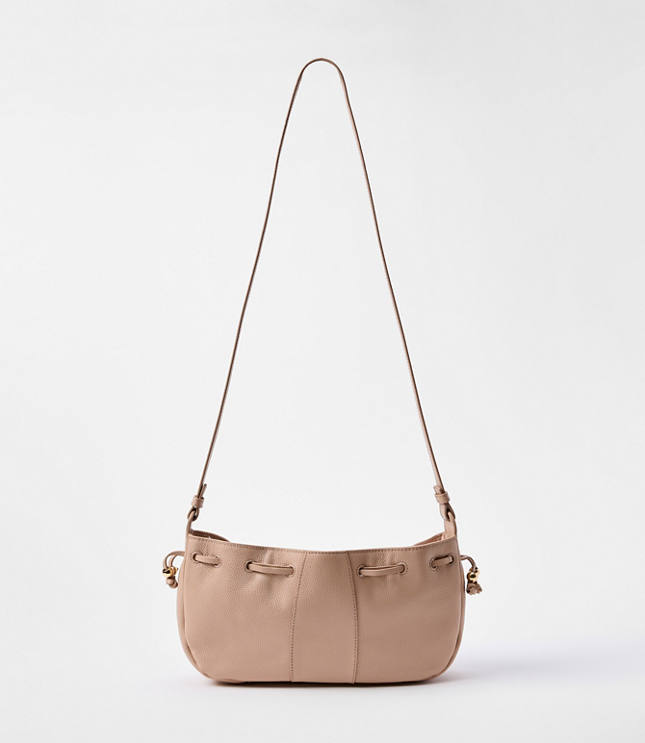 Pebbled Leather Crossbody Bag