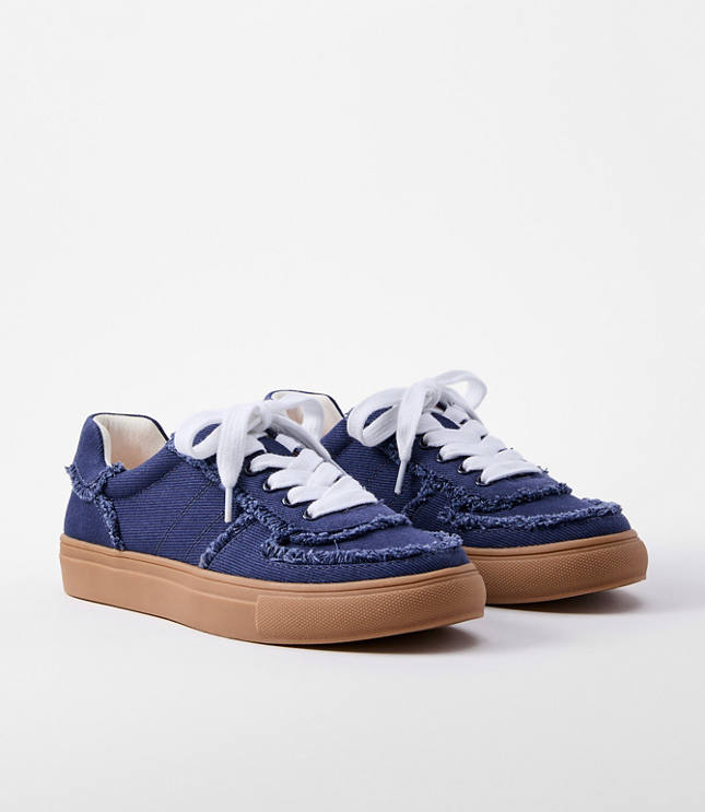 Denim Varsity Sneakers