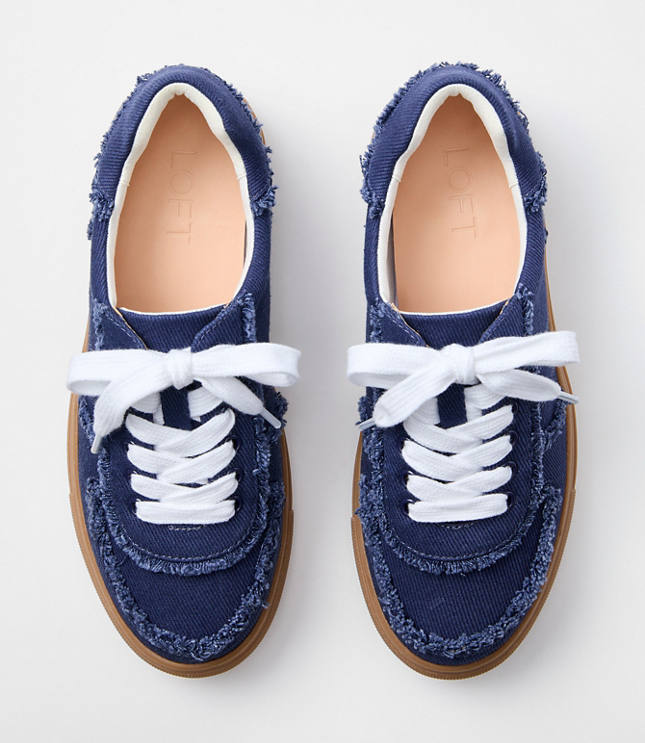 Denim Varsity Sneakers