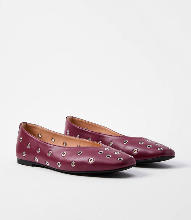 Grommet High Vamp Ballet Flats