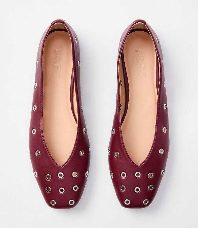 Grommet High Vamp Ballet Flats
