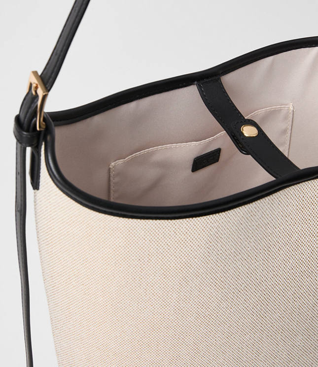 Canvas Bucket Bag