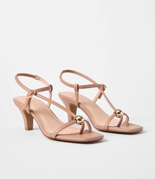 Studded Strappy Heels