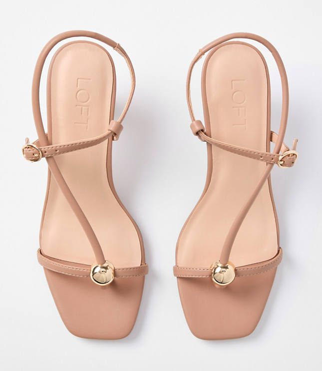 Studded Strappy Heels