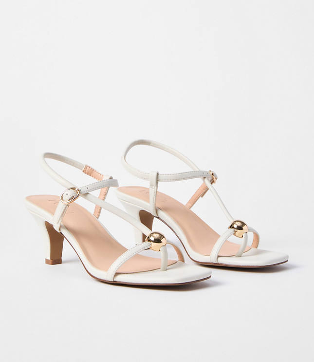 Studded Strappy Heels