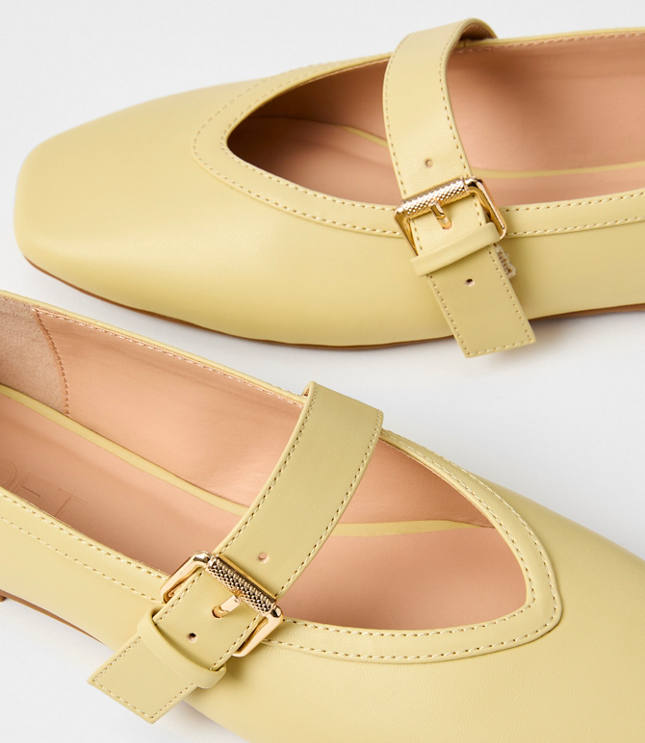 Mary Jane High Vamp Ballet Flats