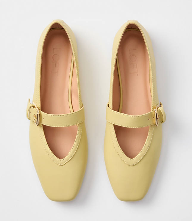 Mary Jane High Vamp Ballet Flats