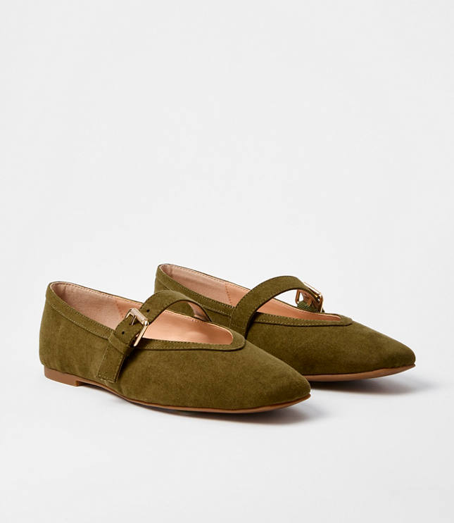 Mary Jane High Vamp Ballet Flats