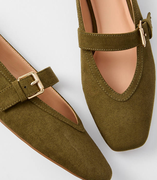 Mary Jane High Vamp Ballet Flats