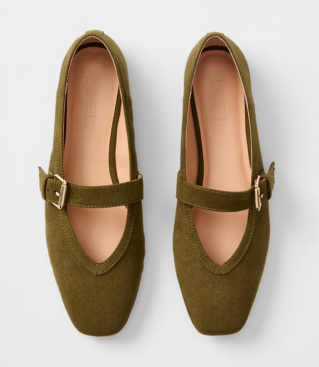 Mary Jane High Vamp Ballet Flats