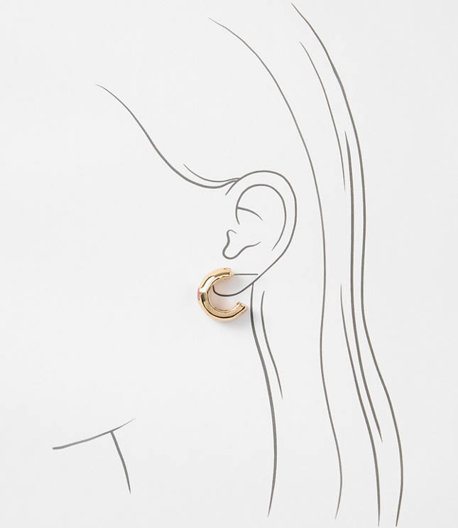 Heart Hoop Earrings