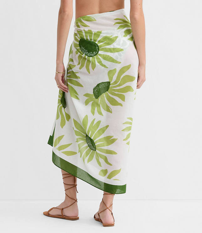 LOFT Beach Floral Sarong
