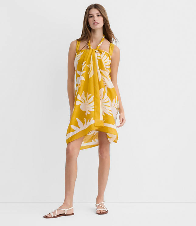LOFT Beach Floral Sarong
