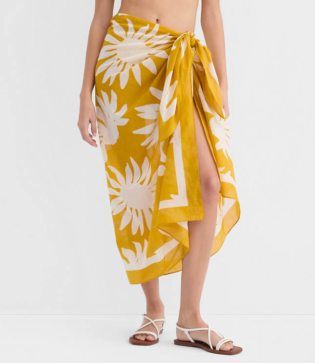 LOFT Beach Floral Sarong