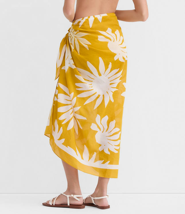 LOFT Beach Floral Sarong