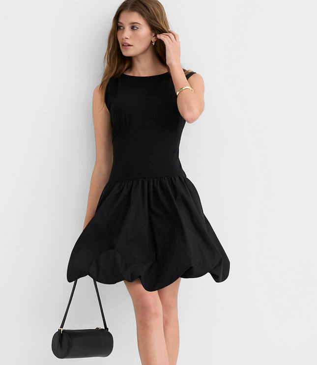 Mixed Media Bubble Dress