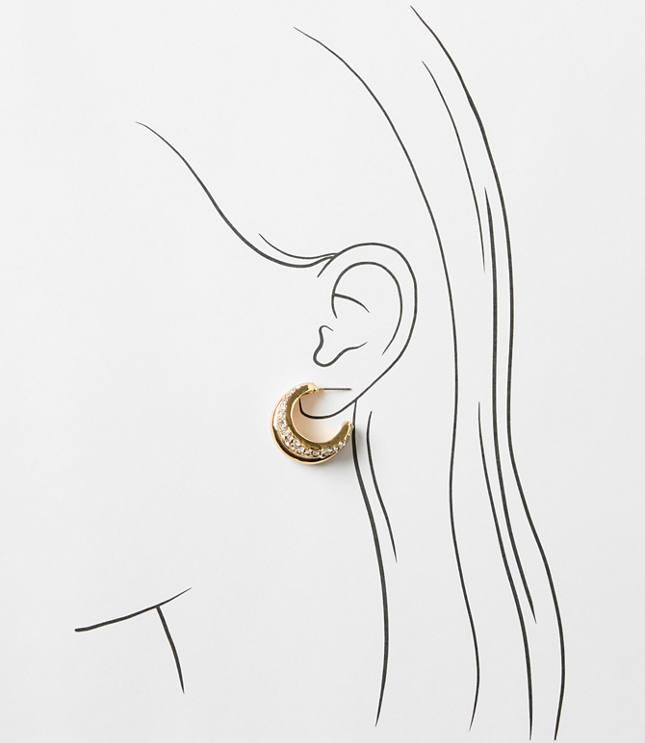 Sparkle Double Hoop Earrings