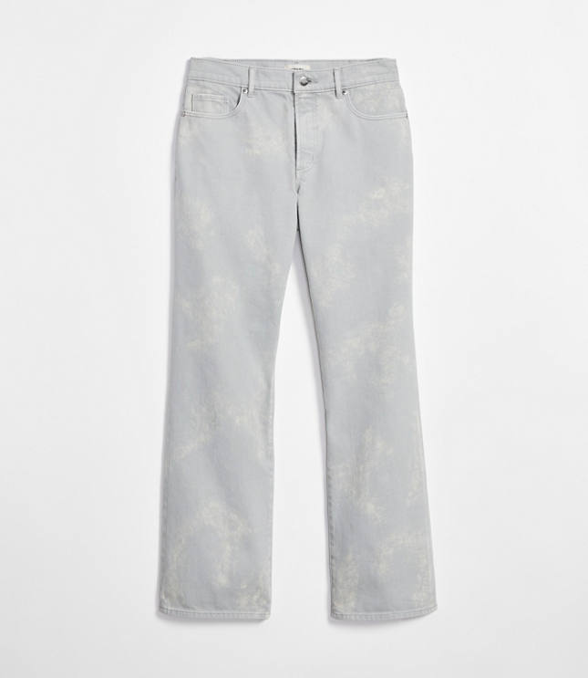 Rivete Mid Rise Relaxed Straight Jeans in Smokey Wash carousel Product Image 4