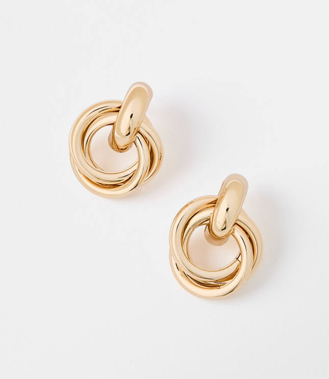 Twist Link Earrings