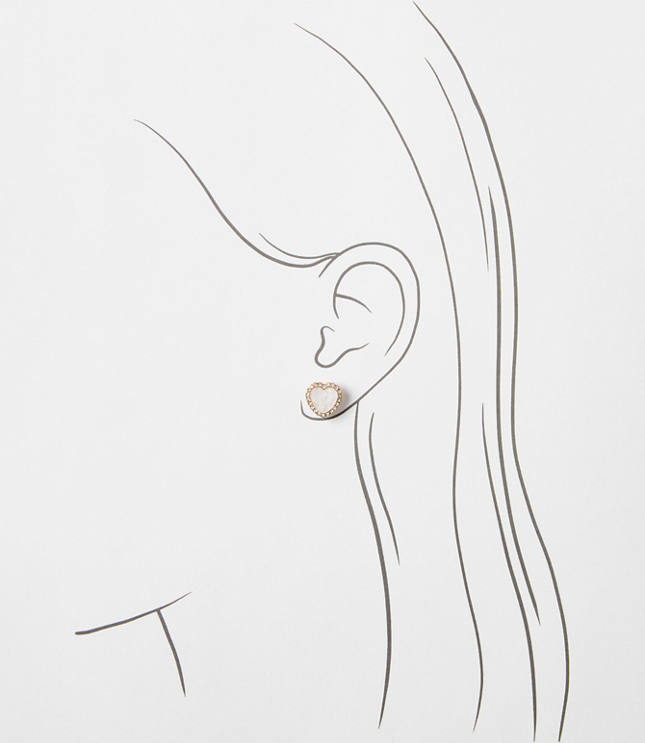 Heart Stud Earring Set